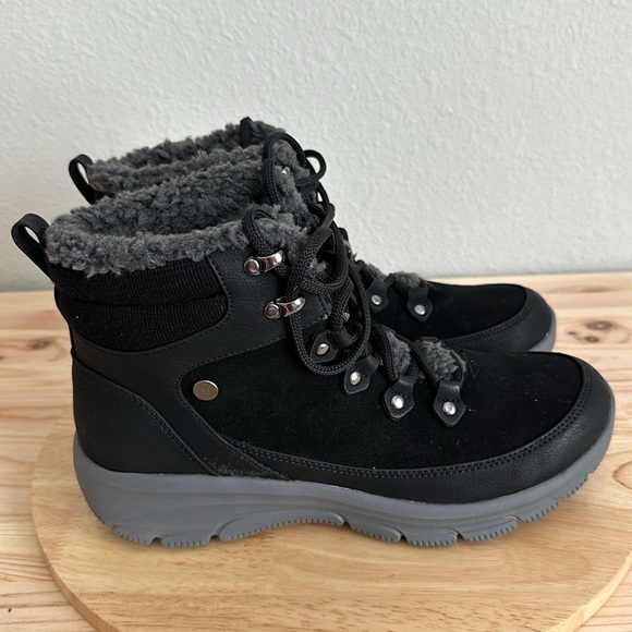 Martha Stewart x Skechers Suede Lace-Up Boots - Easy Going - Picture 3 of 8